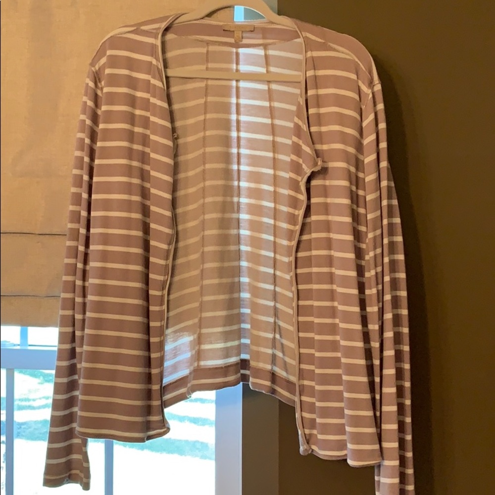 Anthropologie open front sweatshirt cardigan